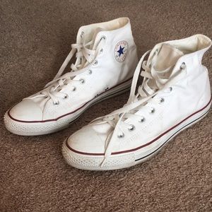High top white converse